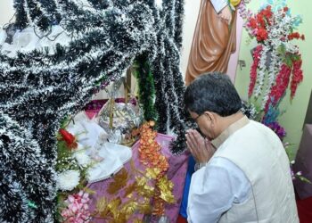 CM Manik Saha joins Christmas celebration at oldest church of Tripura, advocates peace and development