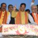 BJP’s victory in three states, victory procession in Tripura