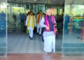 BL Santosh and other leaders arrives the state