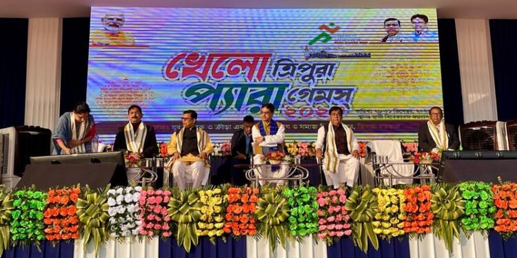 Chief Minister Manik Saha inaugurates Khelo Tripura Para Games 2023