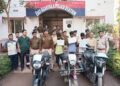 Three thieves arrested with stolen bikes
