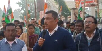 Congress protest march on 15 point demand