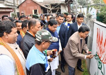 Chief Minister participates in wall writing programme