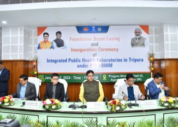 CM inaugurates four Integrated Public Health Laboratories (IPHL) in North Tripura