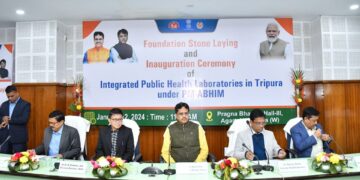 CM inaugurates four Integrated Public Health Laboratories (IPHL) in North Tripura