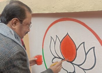 Wall rangoli program starts from today ahead of upcoming Lok Sabha elections: Rajib