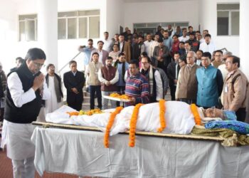 Former Tripura Health Minister Keshav Majumder passed away