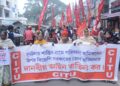 CITU protests in Agartala, demands repeal of ‘draconian’ hit-and-run laws
