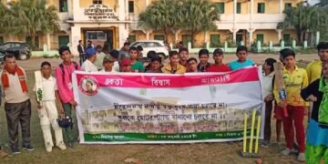 Students protest against the construction of parking zone in the school grounds