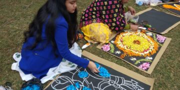 Reviving Tradition: Floral ‘rangoli’ competition blooms in Agartala ahead of Republic Day