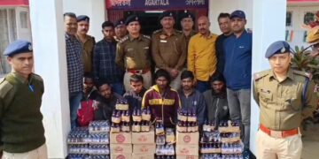 Joint RPF and GRP operation nets six drug traffickers of Bihar with large contraband haul in Agartala rail station