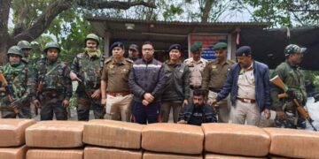 One arrested with 1630 kg cannabis