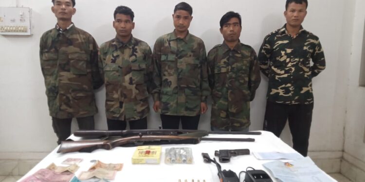 5 NLFT militants surrender with weapons