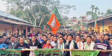 403 voters from 142 families left Tipra Motha,cpim and congress and joined BJP