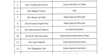 BJP Forms State-Level Core Committee to Strengthen Organization in Tripura