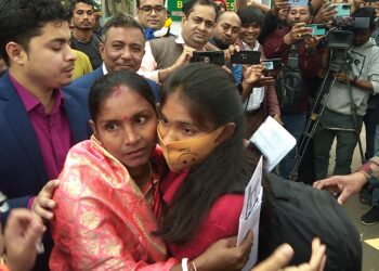 12 Bangladeshi nationals, who were detained in India for illegally entering the country, were repatriated to Bangladesh from Tripura through the Agartala integrated check-post