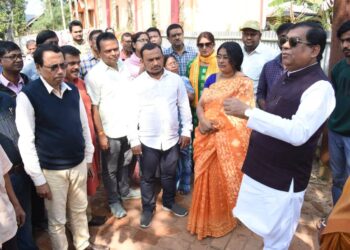 AMC Mayor and Team Inspect Roads in BadharGhat Assembly Constituency