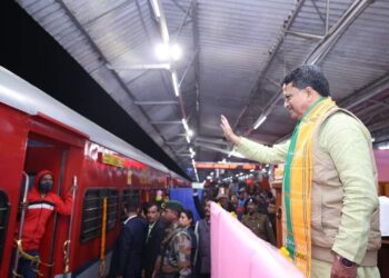 CM flagged off the revamped Deodhar Express train