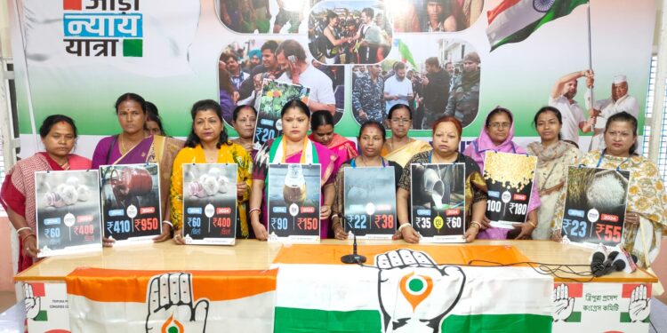Rising Commodity Prices: Tripura Congress Leader Criticizes BJP Government