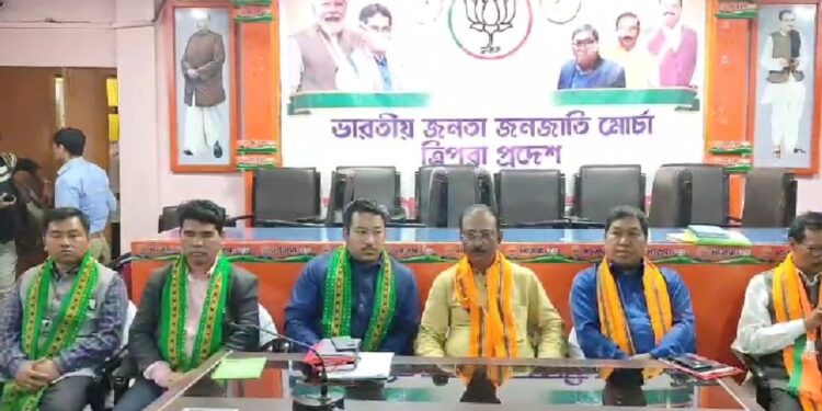 BJP claims strengthening grip on ST reserved seats amidst TIPRA Motha agitation threat