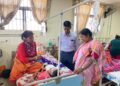 Union Minister Pratima Bhoumik Visits Injured Girls at GB Hospital