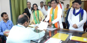 Deepak Majumdar Nominates as BJP Candidate for Ramnagar Assembly By-Election
