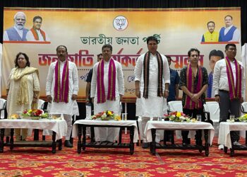 Lok Sobha Election : BJP and TIPRA Motha 1st joint campaign held