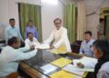 INDIA bloc candidate Ratan Das submitted his nomination papers