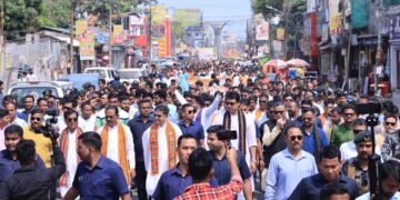 BJP youth rally “Yuva Shankhanad” gathers momentum in Agartala