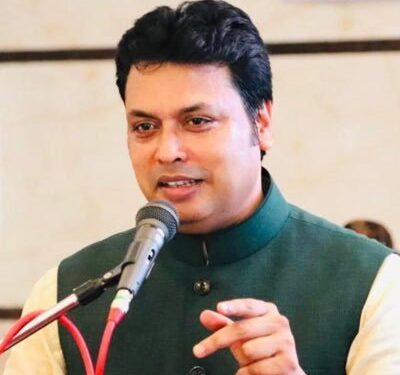 Tipra Matha alliance with BJP, there is no opposition in the state, so don’t be complacent: Biplab Kumar Deb