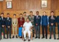 GOVERNOR FELICITATED NCC ACHIEVERS.                           
