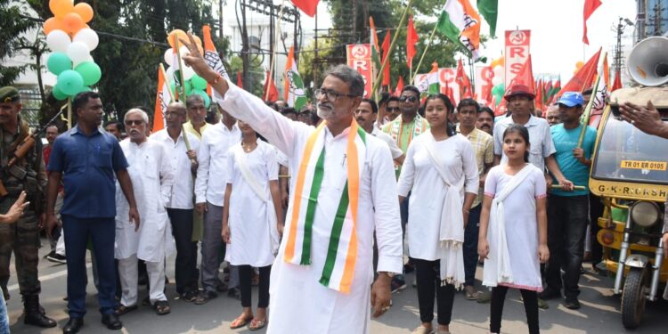 India Block Faces Challenges in West Tripura Seat as Crowd Remains Sparse