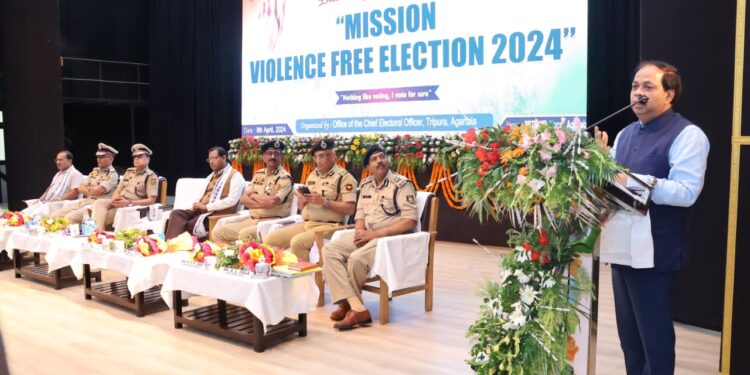 “Voting without Election Violence” for 18th Lok Sabha General Election