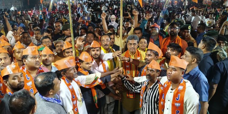 CM urges for BJP’s victory to maintain the momentum of development