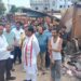 The mayor met with the businessmen affected by the fire at Durgachoumani