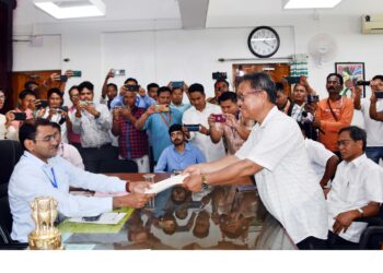 CPIM candidate Rajendra Reang launches rally for East Tripura parliamentary constituency, submit nomination papers