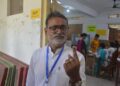 Indi Alliance Candidate Ashish Kumar Saha Votes Amid Election Allegations