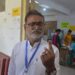 Indi Alliance Candidate Ashish Kumar Saha Votes Amid Election Allegations