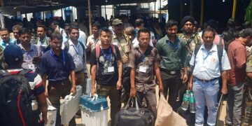 Second Phase of Lok Sabha Elections in North Tripura District: Polling Underway