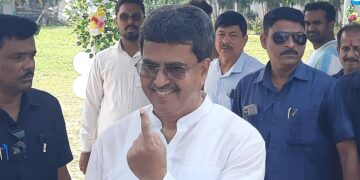 Chief Minister Professor (Dr.) Manik Saha Casts Vote in West Tripura Lok Sabha Elections