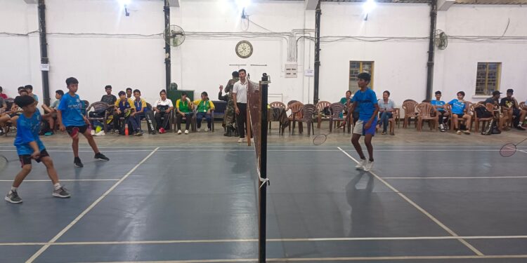 Red Shield Division of Indian Army organizes badminton tournament in Agartala to promote sports and national service