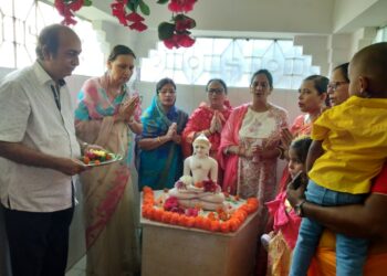 Jain community celebrates Mahavir jayanti in Agartala
