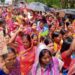 Local Women’s Self Help Group Protests Loan Denial, Locks Laljuri Canada Bank