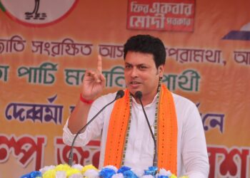 Communists used to collect contributions from the poor and loot them for 25 years: Biplab