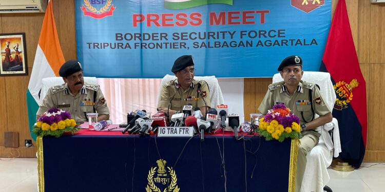 60 kilometers of border area in Tripura are still open, infiltration and smuggling are the biggest challenges: BSF Frontier IG