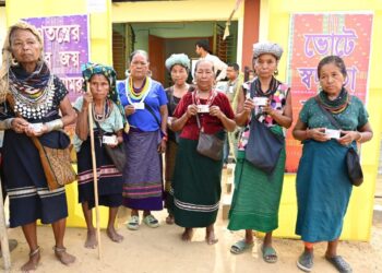 Bru Refugee Voters Cast Votes Peacefully in Tripura Lok Sabha Elections