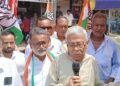 Sameer Ranjan Barman attend rally to support India Alliance candidate Ashish Kumar Saha