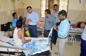 RO visits GB Hospital for  poll worker