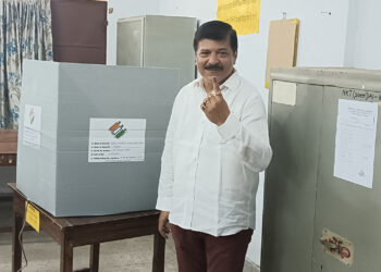 Sudip Roy Barman exercised his right to vote