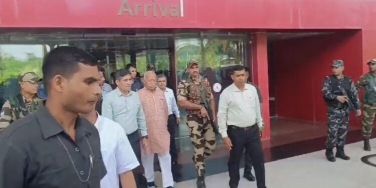 RSS chief Mohan Bhagwat arrives in Tripura on a six-day visit